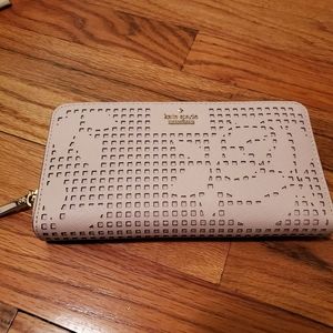Kate spade perforated wallet in dolce